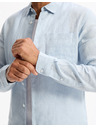 Celio Светлосиня мъжка ленена риза Celio Daflix