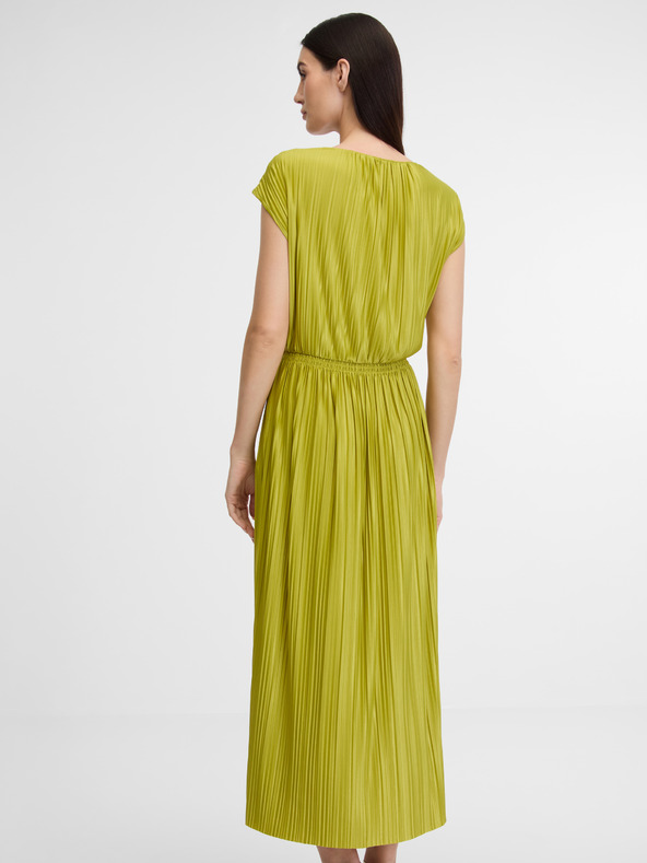 Orsay Зелена дамска плисирана макси рокля ORSAY