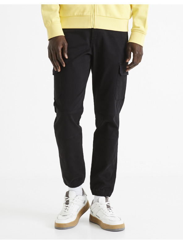 Celio Черни мъжки товарни панталони Celio Dolyte
