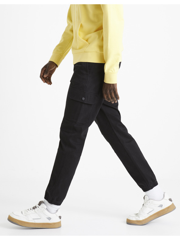 Celio Черни мъжки товарни панталони Celio Dolyte