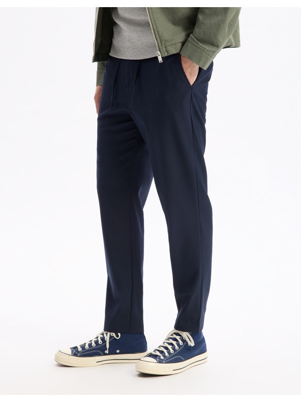 Celio Тъмно син мъжки панталон Celio Cosmart