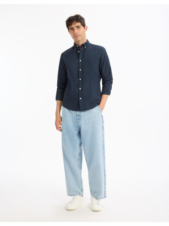 Celio Тъмносиня мъжка риза Celio Daxford