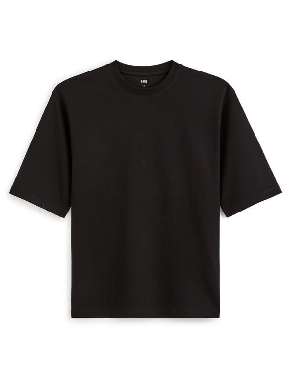 Celio Черна мъжка тениска Celio Gehem