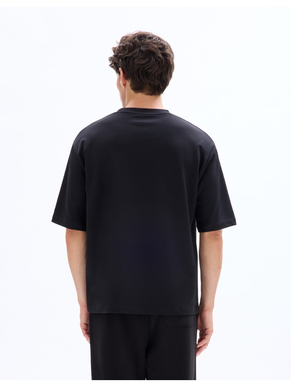 Celio Черна мъжка тениска Celio Gehem