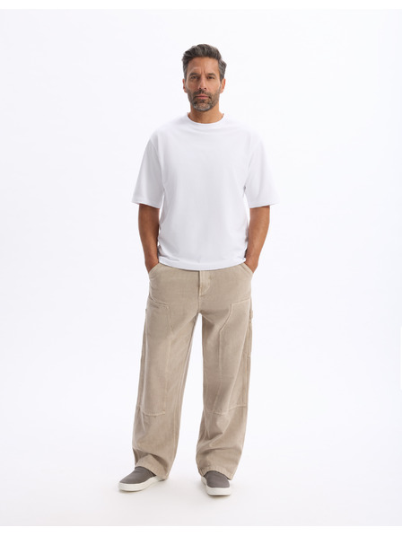 Celio Бяла мъжка тениска Celio Gehem