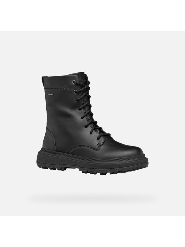 Geox Черни дамски обувки за глезена Geox Lamidie + Grip ABX