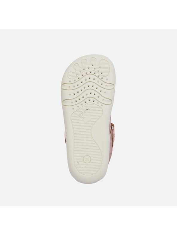 Geox Старорозови момичешки barefoot маратонки с отворен връх Geox Steppieu