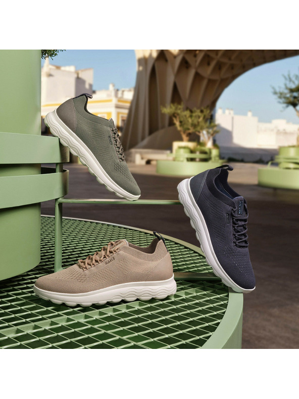 Geox Тъмнозелени мъжки маратонки Geox Spherica