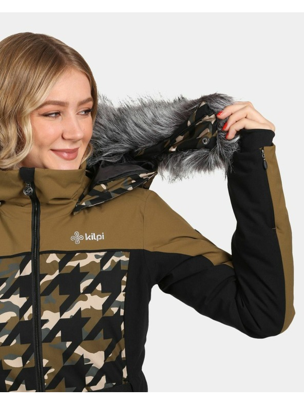 Kilpi Дамско ски яке Kilpi CLAIR-W Khaki