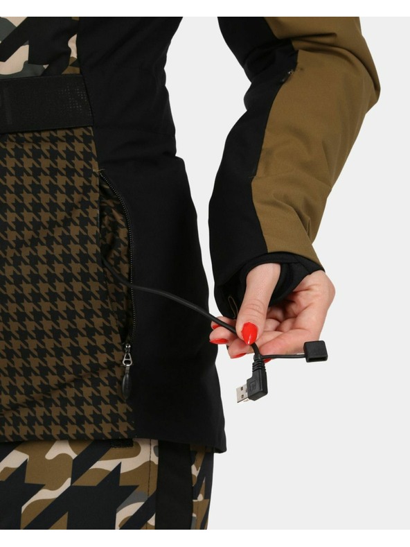Kilpi Дамско ски яке Kilpi CLAIR-W Khaki