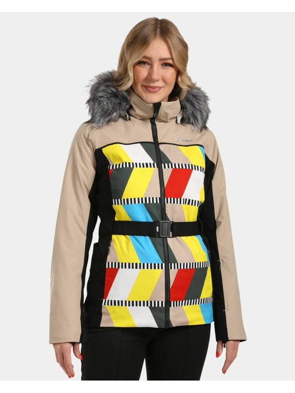 Kilpi Дамско ски яке Kilpi CLAIR-W Beige