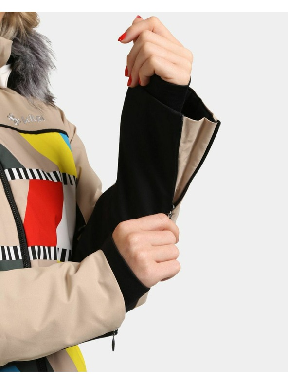 Kilpi Дамско ски яке Kilpi CLAIR-W Beige