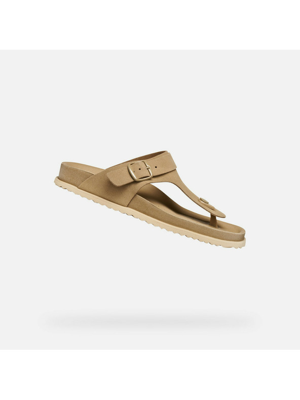 Geox Бежови дамски чехли Geox Sandybett