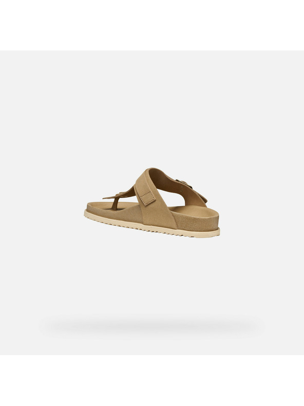 Geox Бежови дамски чехли Geox Sandybett