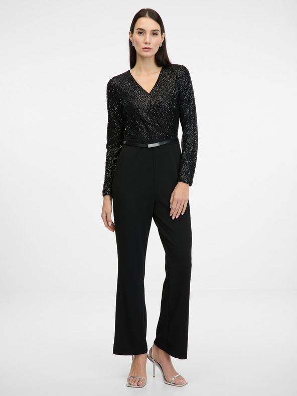 Orsay Черен дамски гащеризон ORSAY