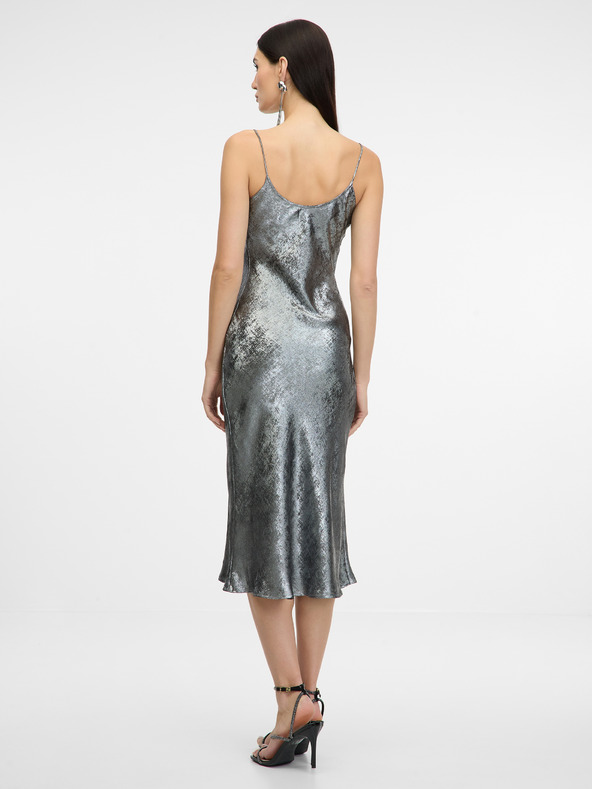 Orsay Сребриста дамска рокля с презрамки ORSAY