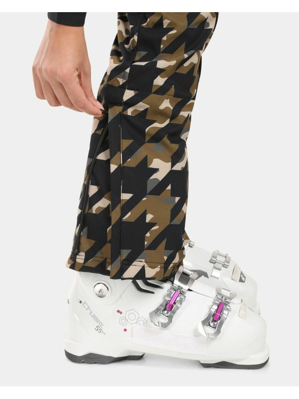 Kilpi Дамски софтшел ски панталони Kilpi TORIEN-W Khaki