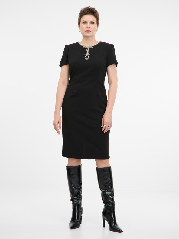 Orsay Черна дамска рокля ORSAY