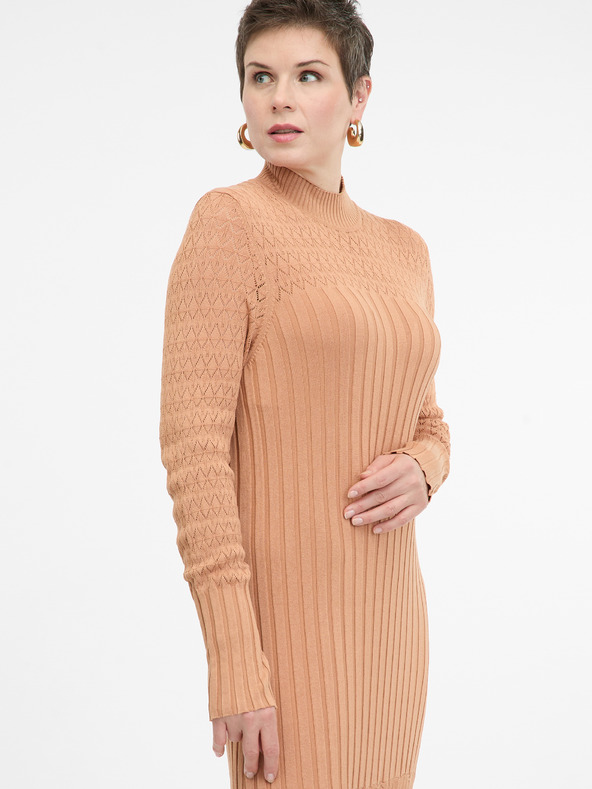 Orsay Светлокафява дамска макси рокля ORSAY