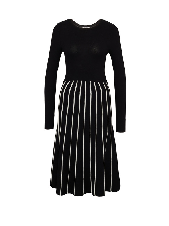 Orsay Черна дамска рокля с дължина до коляното ORSAY