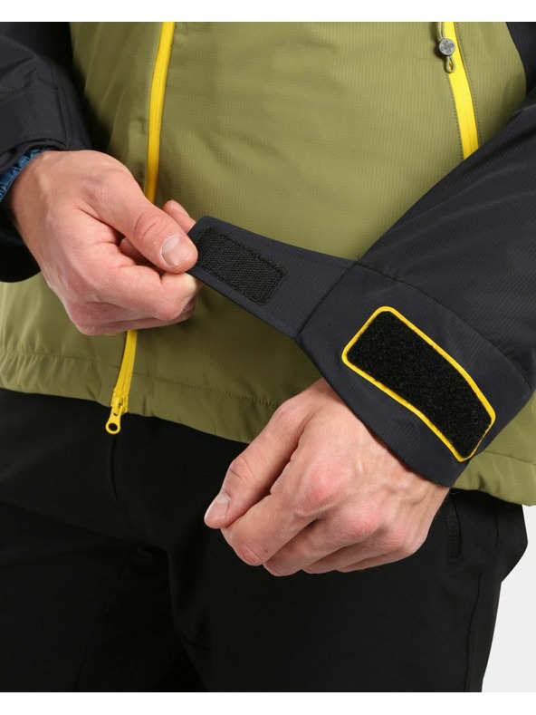 Kilpi Мъжко непромокаемо яке за открито Kilpi METRIX-M Green