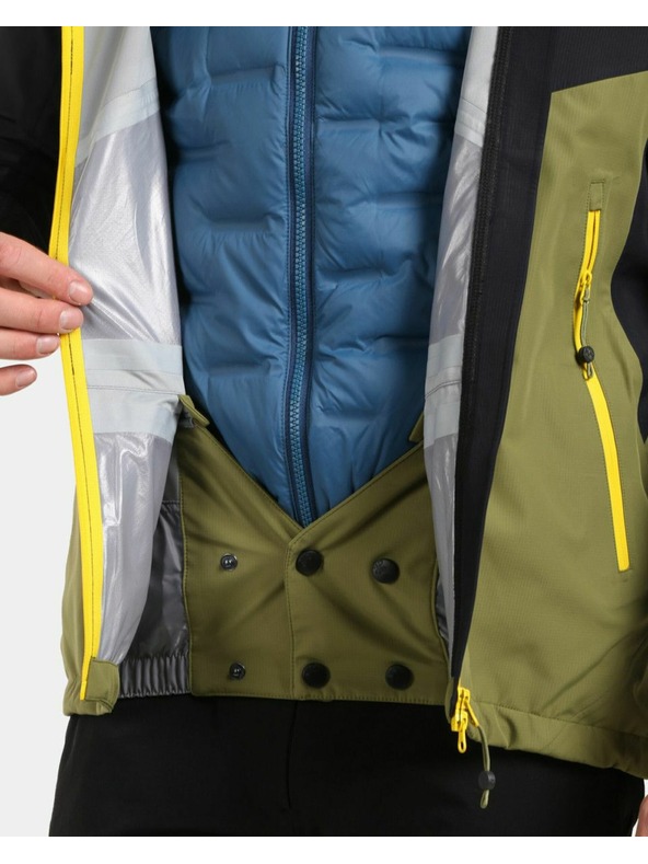 Kilpi Мъжко непромокаемо яке за открито Kilpi METRIX-M Green