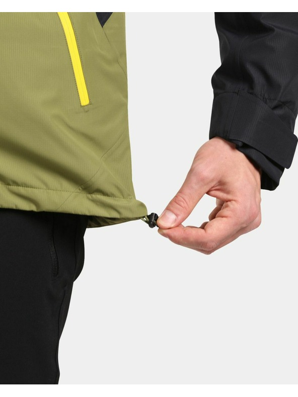 Kilpi Мъжко непромокаемо яке за открито Kilpi METRIX-M Green