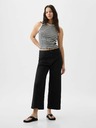 GAP Хаки панталони High Stride wide-leg ankle GAP
