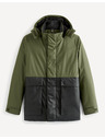 Celio Тъмнозелено яке Celio Supheatgum
