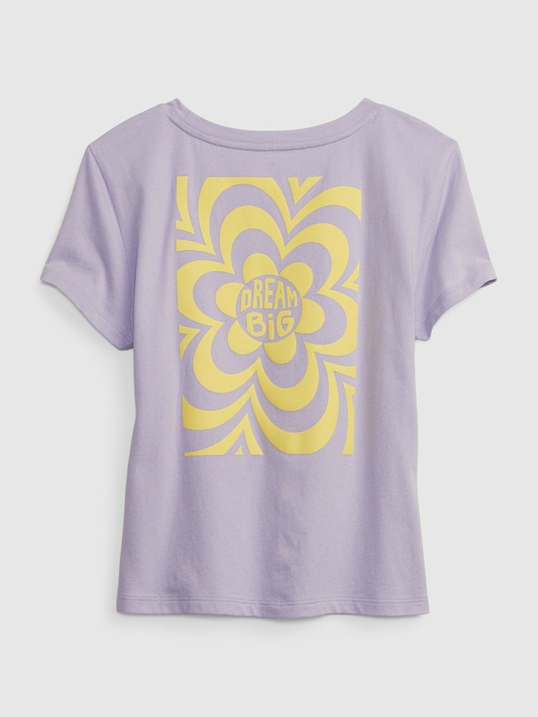 GAP Бебешка тениска с щампа Gap