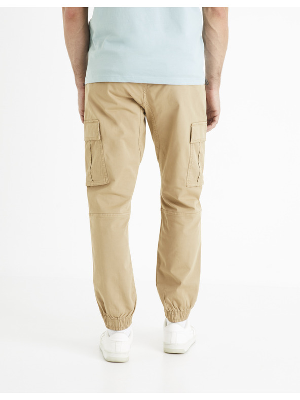 Celio Бежов мъжки товарен панталон Celio Docar