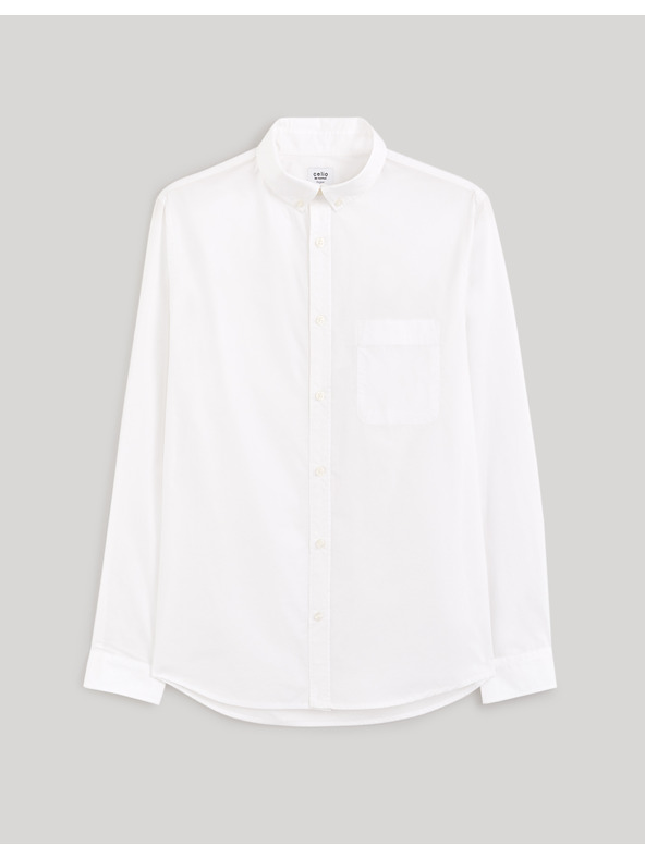 Celio Бяла мъжка тениска Celio Gaopur