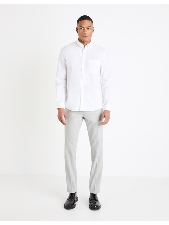 Celio Бяла мъжка тениска Celio Gaopur