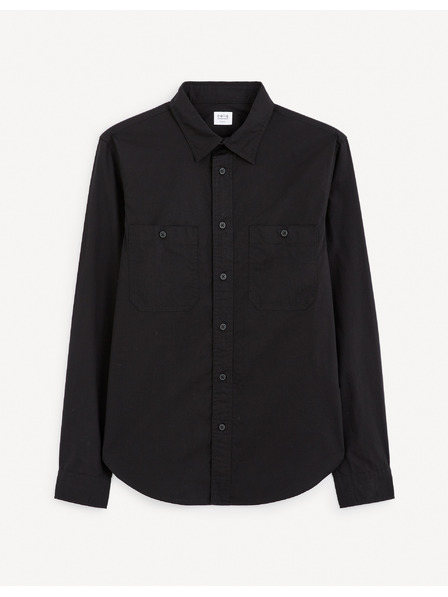 Celio Черна мъжка риза Celio Gagusti2