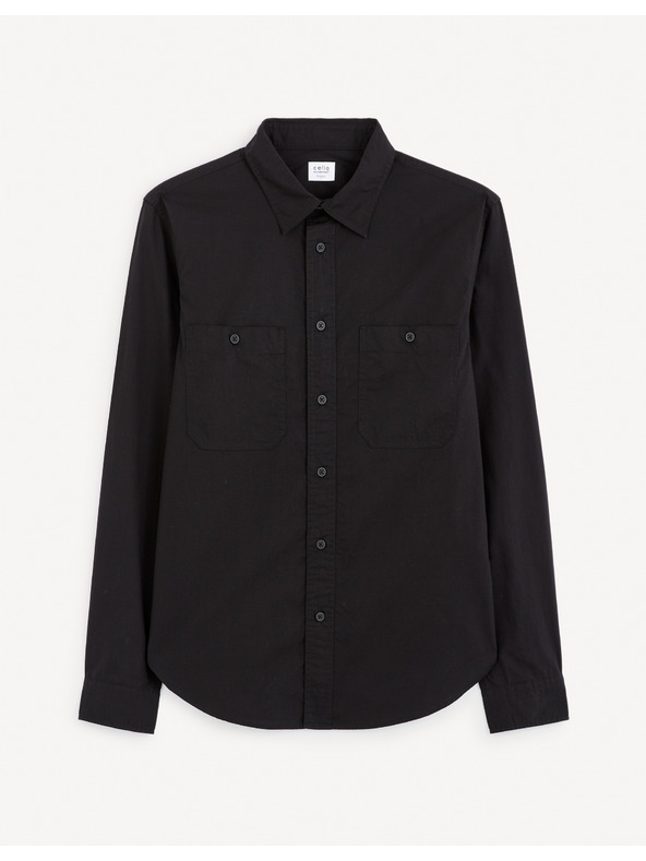 Celio Черна мъжка риза Celio Gagusti2