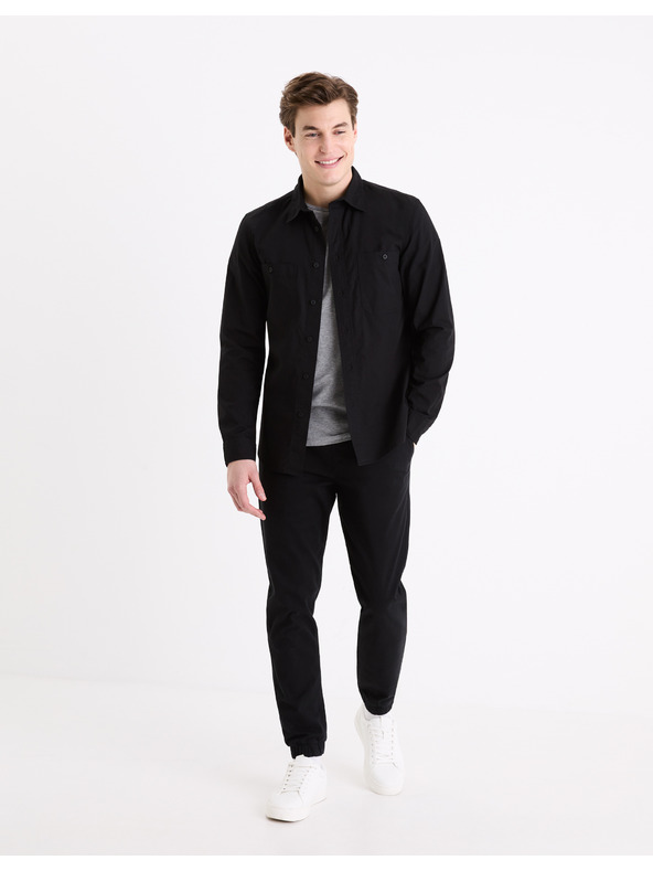 Celio Черна мъжка риза Celio Gagusti2