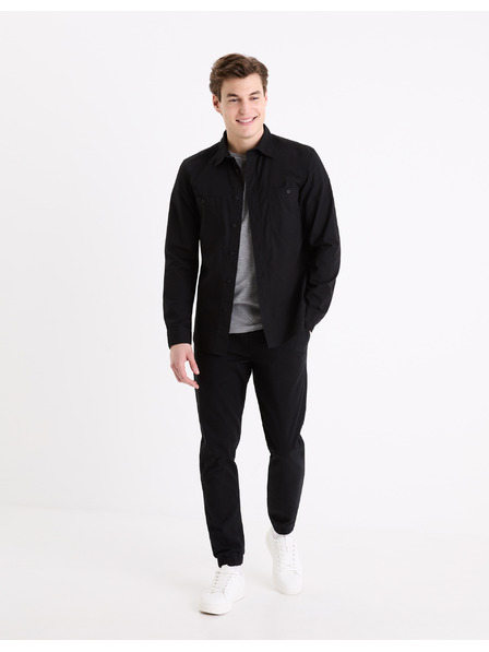 Celio Черна мъжка риза Celio Gagusti2