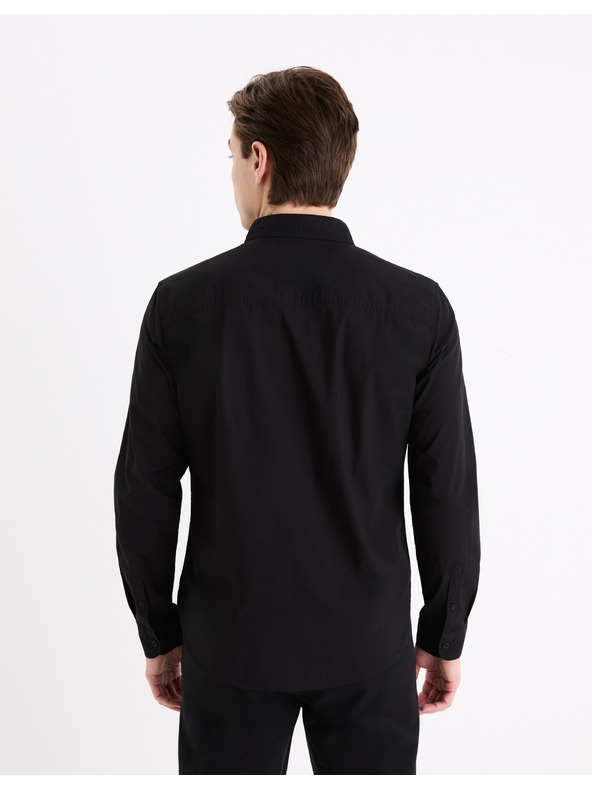 Celio Черна мъжка риза Celio Gagusti2