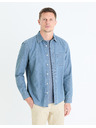 Celio Синя мъжка риза от деним Celio Gagusti1