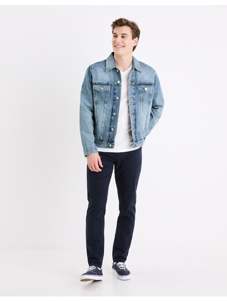 Celio Тъмносин мъжки панталон Celio Gofive