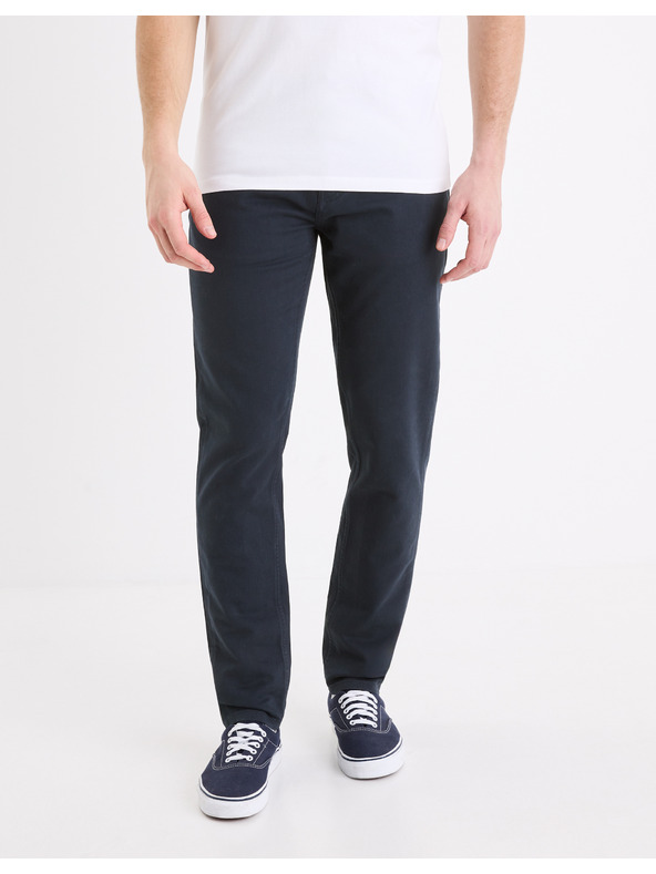 Celio Тъмносин мъжки панталон Celio Gofive