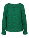 Orsay Зелена дамска блуза с десен ORSAY
