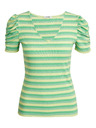 Orsay Жълто-зелена дамска тениска на райе ORSAY