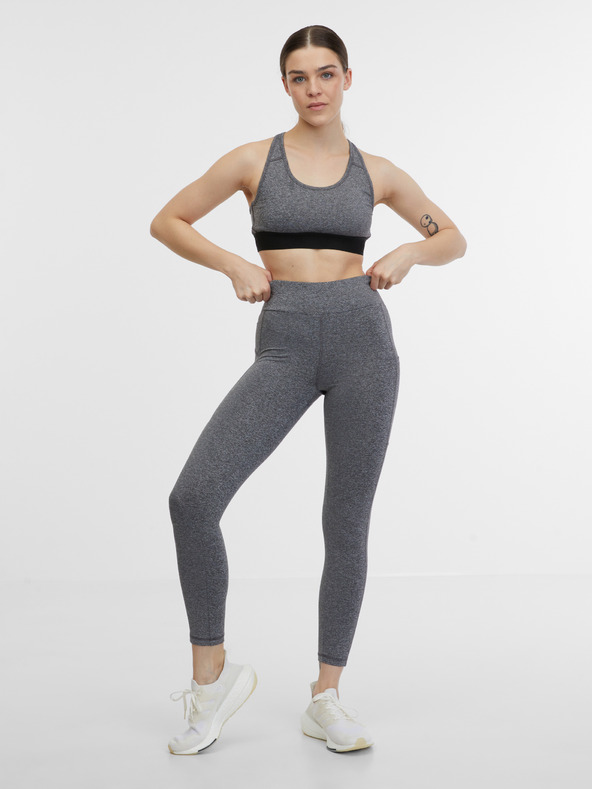 Orsay Сив дамски меланжиран спортен сутиен ORSAY