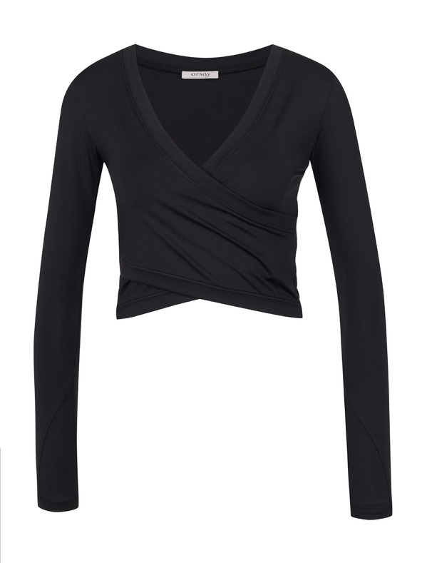 Orsay Черен дамски спортен топ ORSAY