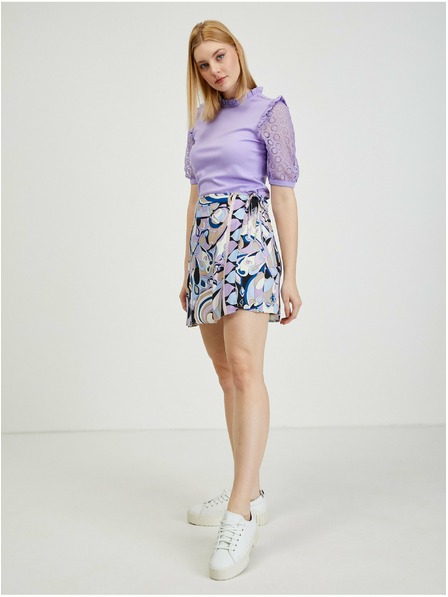 Orsay Синьо-лилава дамска полас десен/къси панталони ORSAY