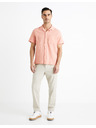 Celio Кайсиева мъжка ленена риза Celio Fatext