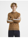 Celio Кафяв пуловер с вълна Celio Veritas