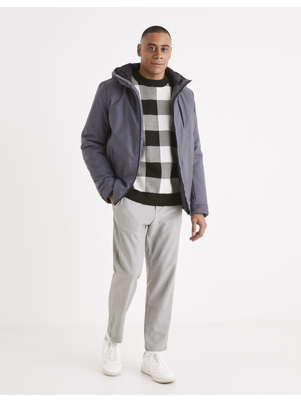 Celio Сиви мъжки панталони Celio 24H Avoclair