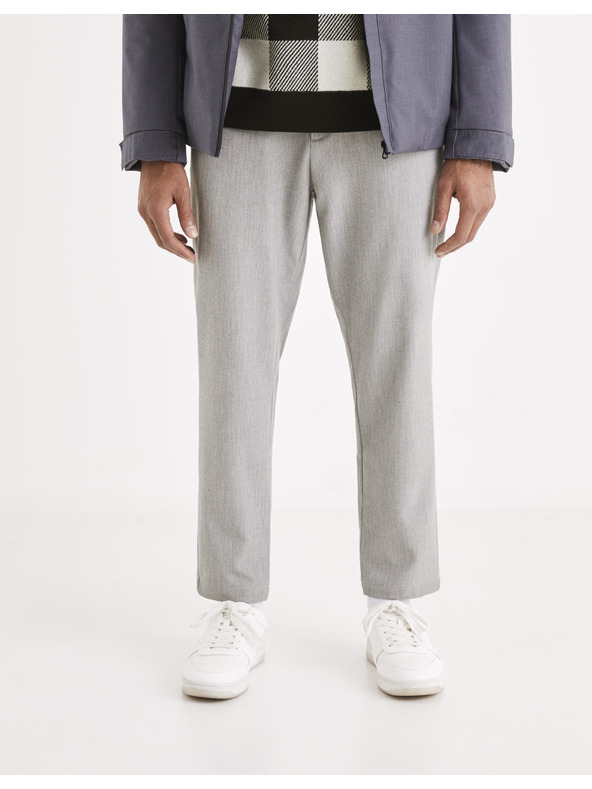 Celio Сиви мъжки панталони Celio 24H Avoclair